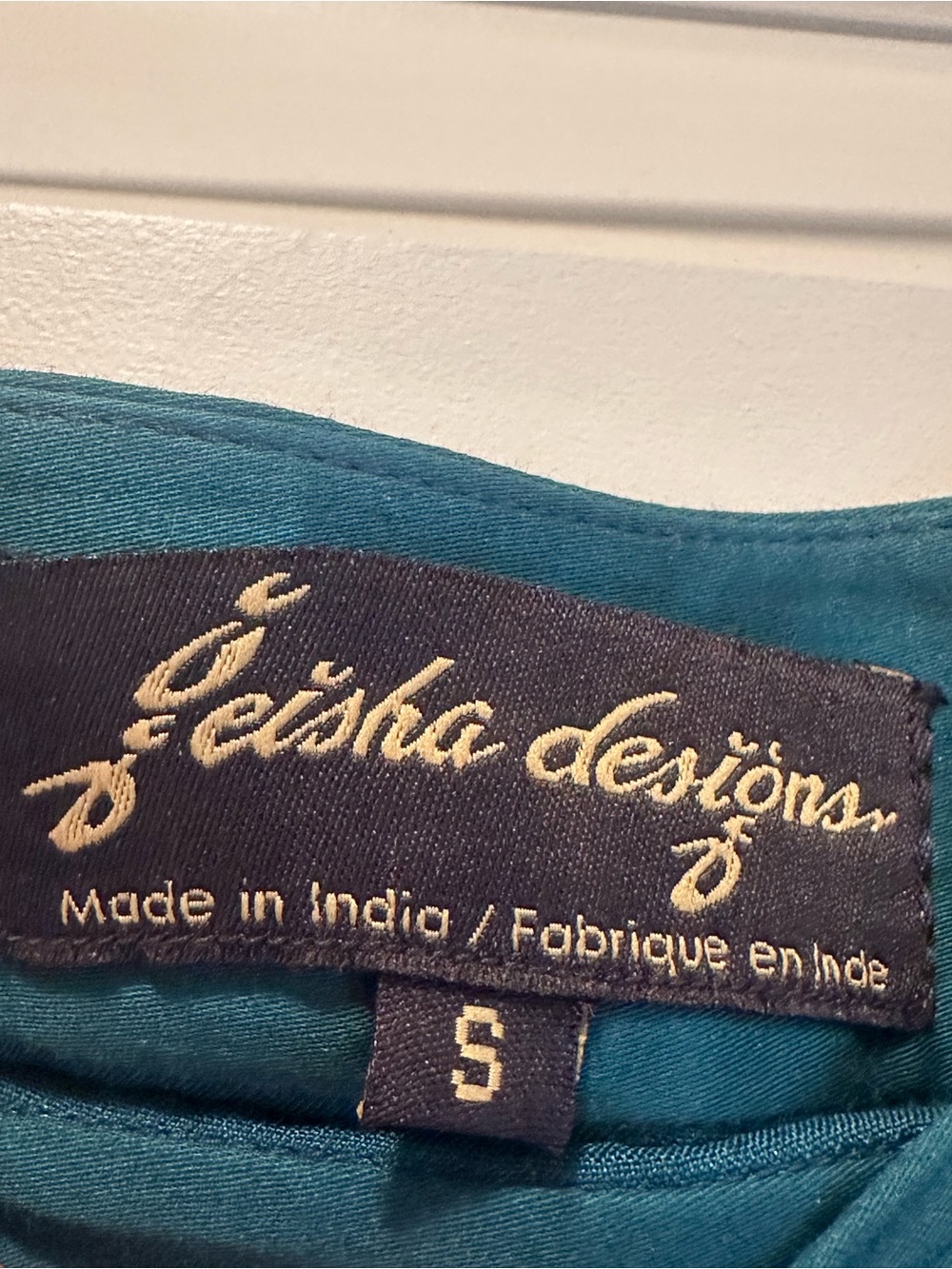Anthropologie Geisha Designs Teal A-Line Skirt